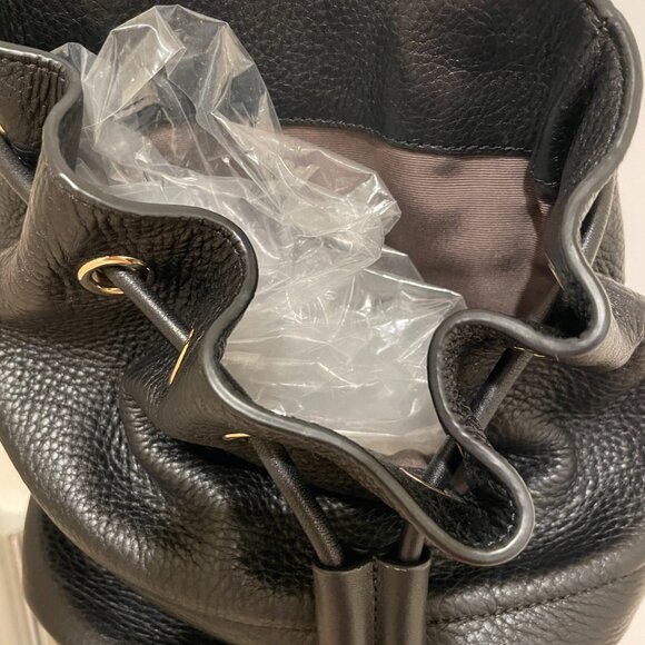 Luana leather bucket bag - Picture 2 of 5